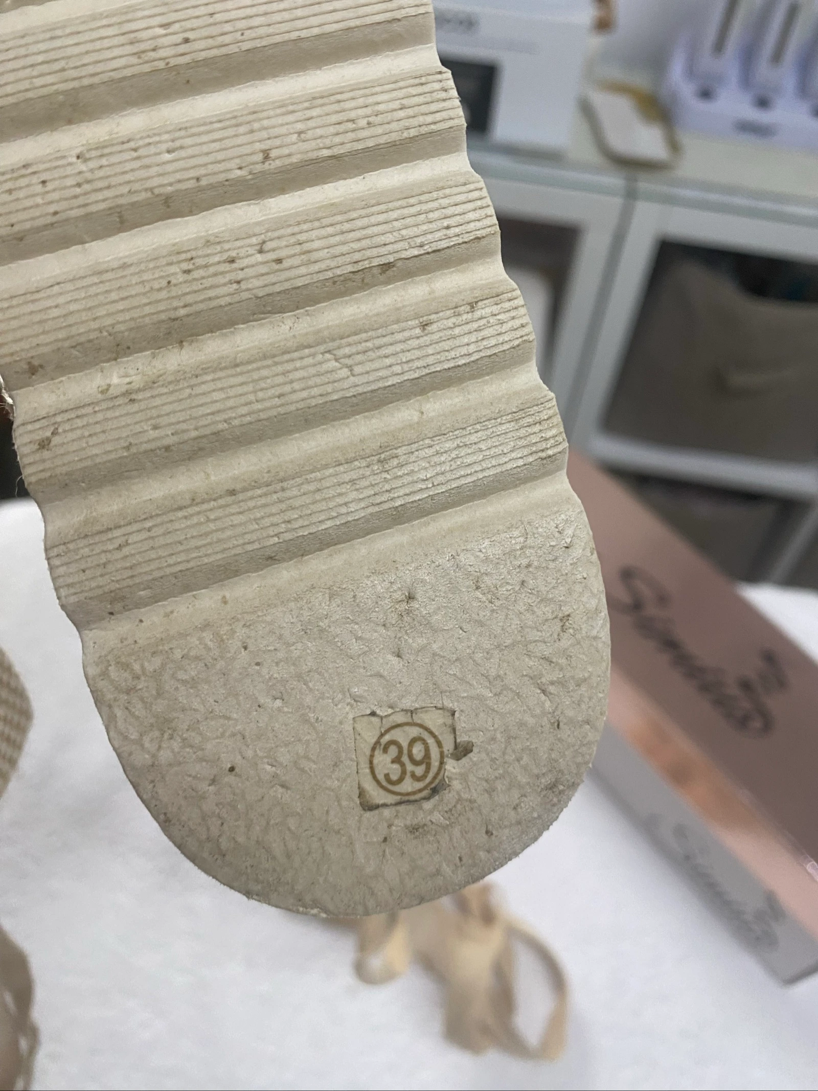Espadrillesandalen met knoop aan de enkel – photo 5